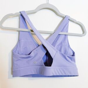 lululemon athletica Purple Cross-Back Sports Bra